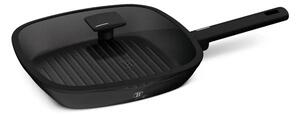 BerlingerHaus Grill serpenyő fedővel (28 cm) Matte Black Collection BH/8184