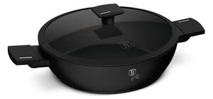 BerlingerHaus Alacsony lábas fedővel (3,8 L) Matte Black Collection BH/8185