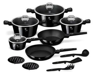 BerlingerHaus 15 részes edénykészlet Black Vantage Collection(BH/8232)