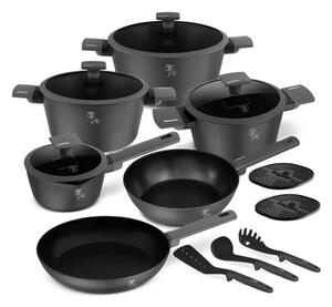 BerlingerHaus 15 részes edénykészlet Anthracite Collection(BH/8141NN)