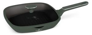 BerlingerHaus Grill serpenyő fedővel (28 cm) Matte Green Collection BH/8162