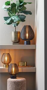 Fekete asztali lámpa (magasság 34 cm) Suneko – Light & Living