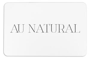 Fehér kovaföld fürdőszobai kilépő 39x60 cm Au Natural – Artsy Doormats