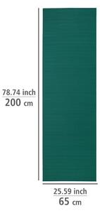 Sötétzöld műanyag fürdőszobai kilépő 65x200 cm Petrol – Wenko