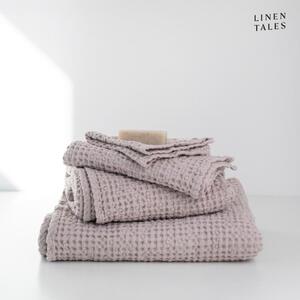 Világos rózsaszín fürdőlepedő 100x140 cm Honeycomb – Linen Tales