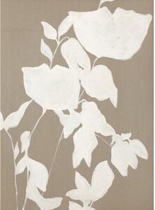 Kézzel festett kép 90x120 cm Fortuna White - Malerifabrikken