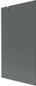 Mexen Next 1-levelű fürdőkádhoz való 100 x 150 cm-es paraván, grafit, fehér - 895-100-000-00-40-20