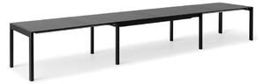 Bővíthető étkezőasztal fekete asztallappal 96x220 cm Join by Hammel – Hammel Furniture
