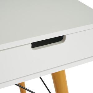 Íróasztal fehér asztallappal 55x120 cm – Casa Selección