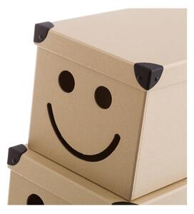Karton gyerek tárolódoboz szett 10 db-os Smile – Casa Selección