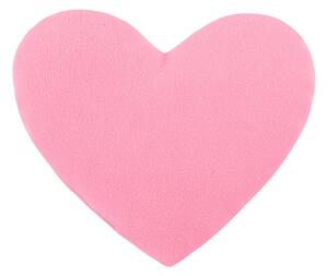 Bellatex Szív formázott párna rózsaszín, 23 x 25 cm