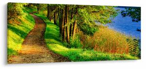 A víz menti sétányok képe (120x50 cm)