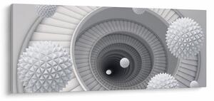 A 3D absztrakció képe (120x50 cm)