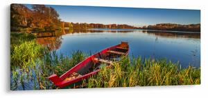 Egy piros pont képe (120x50 cm)
