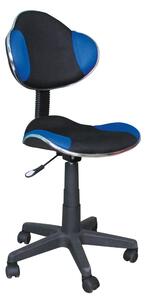 Kék-fekete irodai szék Q-G2