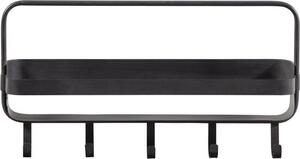 Fém polc fürdőszobába RAKKA 56x29 cm, fekete patinával