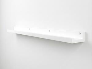 Fali polc képekhez FOTOPLANK 120 cm, fehér