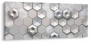 A 3D absztrakció képe (120x50 cm)