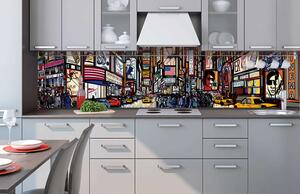Konyhai fotótapéta - times square 260 x 60 cm