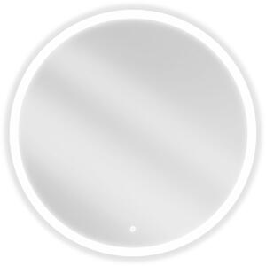 Mexen Oro megvilágított fürdőszobai tükör, kerek, 90 cm, LED 6000K, páramentes - 9824-090-090-611-00