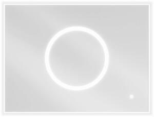 Mexen Koga 80 x 60 cm-es, LED 6000K, páramentes fürdőszobai tükör világítással - 9821-080-060-611-00