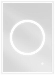 Mexen Koga LED világítású fürdőszobai tükör 50 x 70 cm, 6000K, páramentesítő - 9821-050-070-611-00