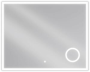 Mexen Kala világító fürdőszobai tükör kozmetikai tükörrel 100 x 80 cm, LED 6000K, páramentes - 9820-100-080-611-00
