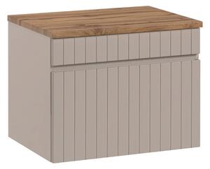Fürdőszoba szekrény felsővel ICONIC Cashmere D60/1 | 60 cm