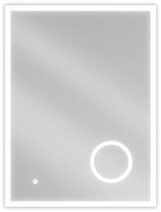 Mexen Kala világított fürdőszobai tükör kozmetikai tükörrel 60 x 80 cm, LED 6000K, páramentesítő