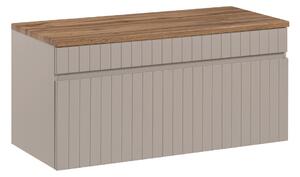 Fürdőszoba szekrény felsővel ICONIC Cashmere D100/1 | 100 cm