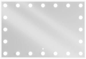 Mexen Dona 120 x 80 cm-es, LED 6000K világítós fürdőszobai tükör, páramentes - 9818-120-080-611-00