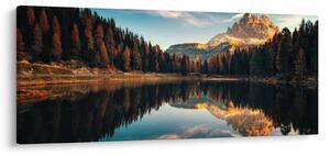 Kép - alpesi, olaszország, dolomitok, Antorno (120x50 cm)