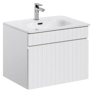 Fürdőszoba szekrény mosdóval ICONIC White U60/1 | 60 cm