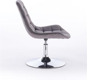 HR590N Grafit modern velúr szék