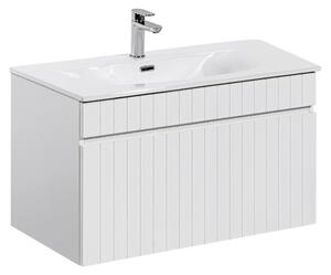 Fürdőszoba szekrény mosdóval ICONIC White U80/1 | 80 cm