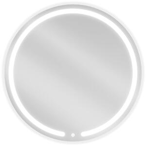 Mexen Rose világított fürdőszobai tükör, kerek 80 cm, LED 6000K, páramentesítő - 9810-080-080-611-00