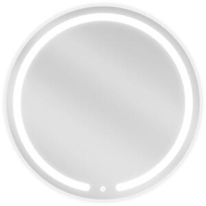 Mexen Rose megvilágított fürdőszobai tükör, kerek 70 cm, LED 6000K, páramentes - 9810-070-070-611-00
