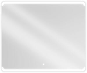 Mexen Nida 120 x 100 cm-es, 6000K LED megvilágítású fürdőszobai tükör, páravédő - 9806-120-100-611-00