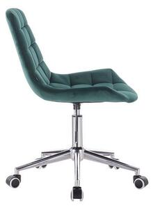 HR590K Sötétzöld modern velúr szék