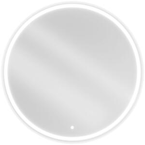 Mexen Gobi megvilágított fürdőszobai tükör, kerek 100 cm, LED 6000K, párásodásgátló - 9801-100-100-611-00