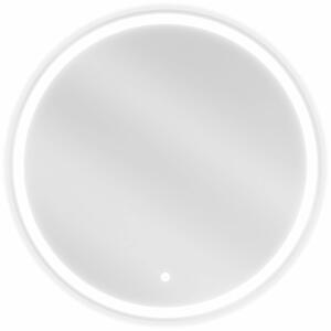 Mexen Gobi megvilágított fürdőszobai tükör, kerek 70 cm, LED 6000K, páramentes - 9801-070-070-611-00