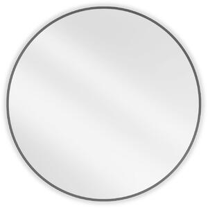 Mexen Loft kerek fürdőszobai tükör 95 cm, fekete keret - 9850-095-095-000-70