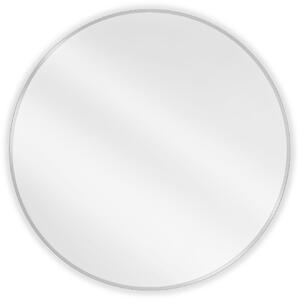 Mexen Loft kerek fürdőszobai tükör 100 cm, inox keret - 9850-100-100-000-10