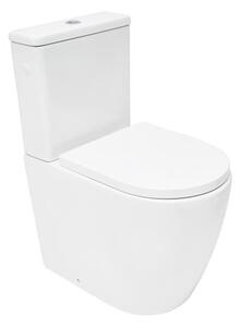 Kombinált wc SAT Fusion fehér fényes felülettel vario lefolyó SATFUS031RTORVP