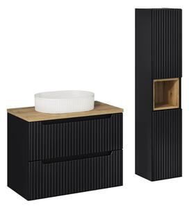 Fürdőszobagarnitúra NOVA Black 80/1