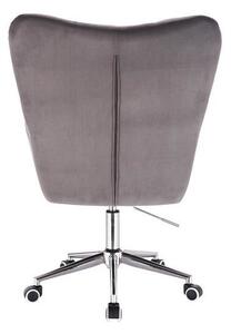 HR650K Grafit modern velúr szék