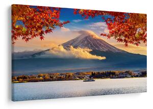 Kép - japán, Fuji hegy (90x60 cm)
