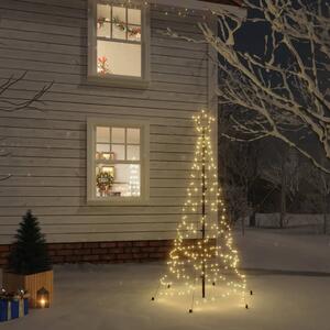 VidaXL meleg fehér fényű karácsonyfa tüskével 200 LED-del 180 cm