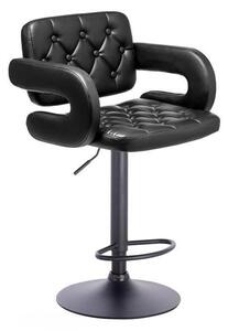 HR8403W Fekete modern műbőr szék