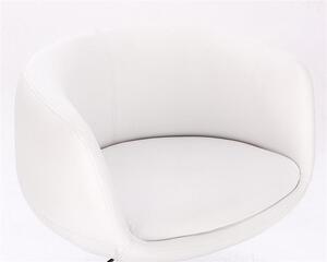 HC333CROSS Fehér szék fekete lábbal